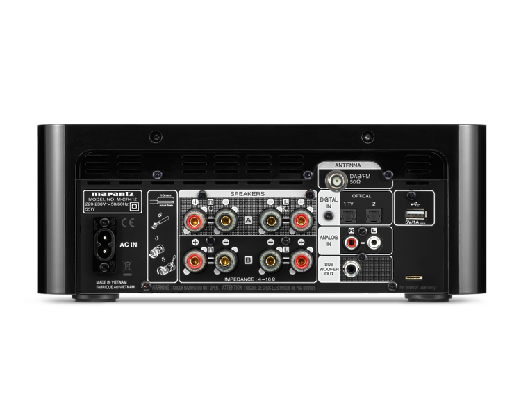 CD ресивер Marantz M-CR412 Black артикул 194340Si-1 фото 5