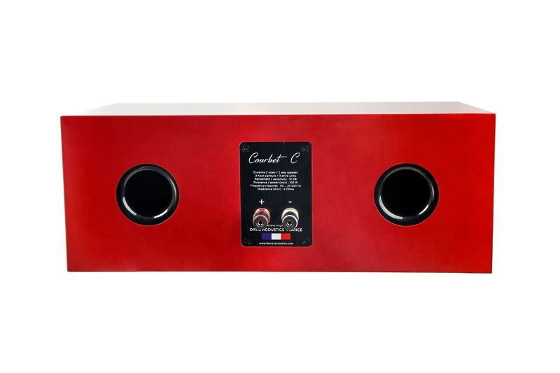 Акустика центрального канала Davis Acoustics Courbet C Red Gloss артикул 336610Si-1 фото 6