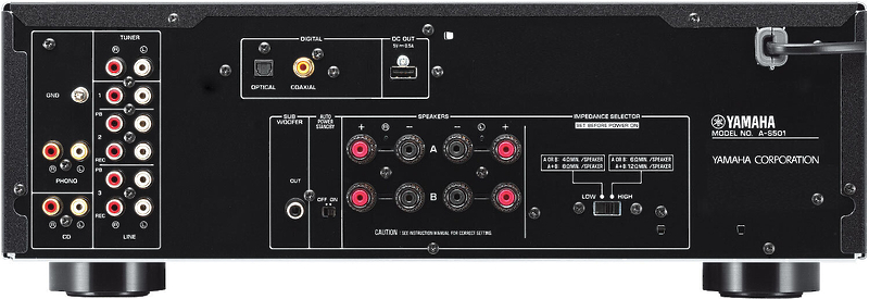 Интегральный усилитель Yamaha A-S501 black артикул 116466Si-1 фото 3