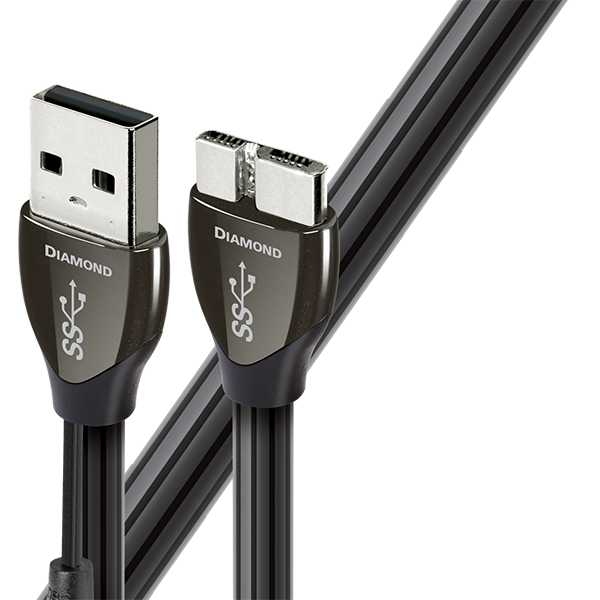 Кабель AudioQuest Diamond USB 3.0 - USB 3.0 Micro 1.5m артикул 191552Si-1