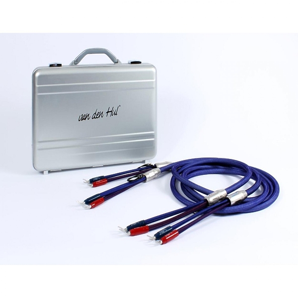 Акустический кабель Van Den Hul Mounted set 3T The Cloud Limited Edition Hybrid 4m BERRI bi-wiring (2-4) blue артикул 187274Si-1