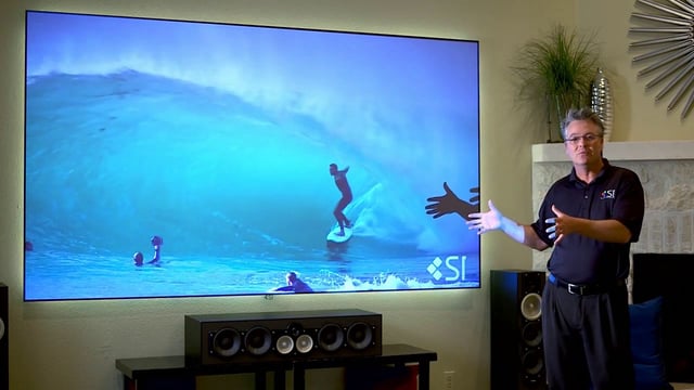 Экран Screen Innovations 120'' - 7 Series TV Zero Edge 16:9 Black Diamond 0.8 - 7TZ120BD8 (pre-assembled) артикул 151903Si-1 фото 4