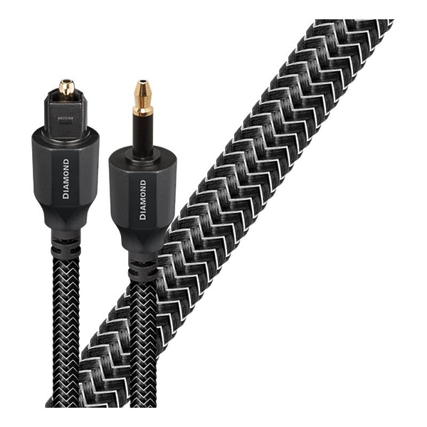 Кабель межблочный аудио AudioQuest OptiLink Diamond A/Mini 1.5m артикул 177403Si-1