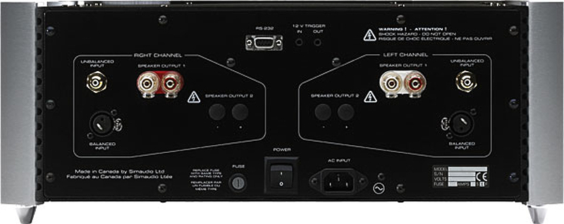 Усилитель мощности SIM Audio MOON 860A RS 2 TONE (Black/Silver) артикул 143653Si-1 фото 3