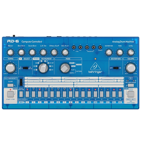 Аналоговая драм-машина Behringer RD-6-BB артикул 264174Si-1