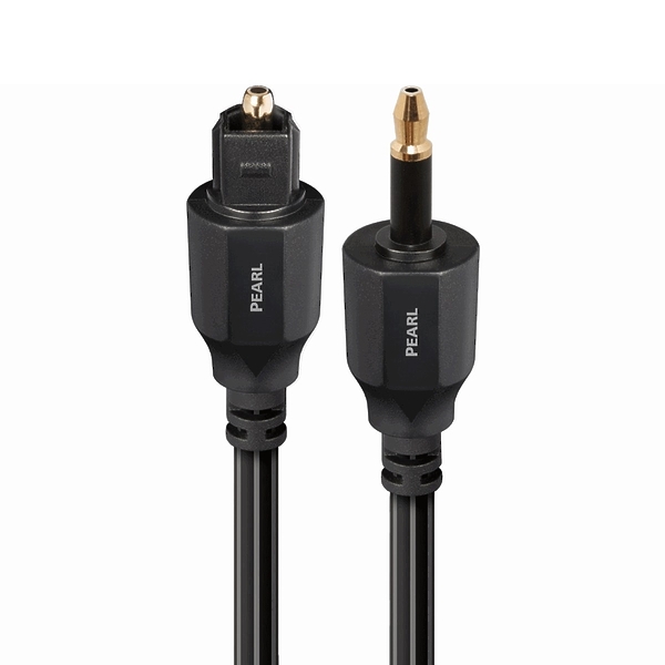 Кабель межблочный аудио AudioQuest OptiLink Pearl A/Mini 1.5 м артикул 182513Si-1