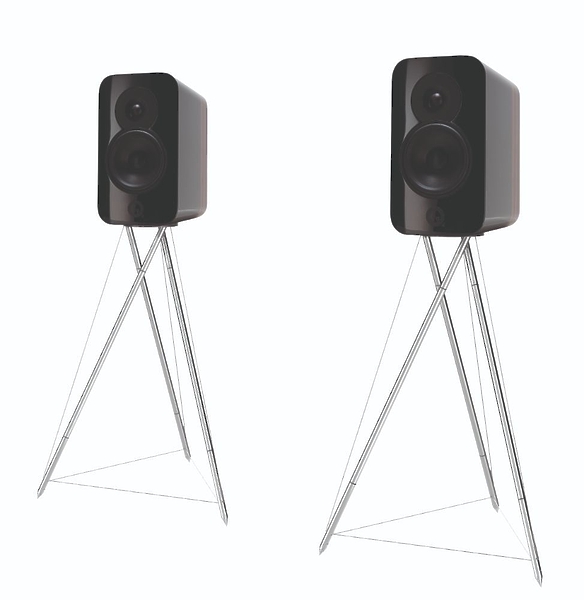 Полочная акустика Q-Acoustics Concept 300 (QA2730) Gloss Black & Rosewood артикул 263653Si-1
