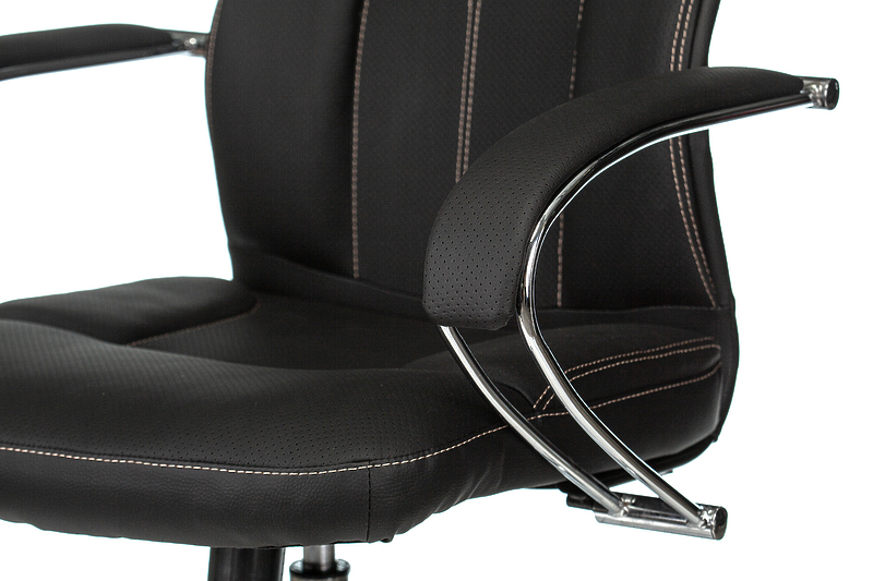 Кресло Бюрократ CH-608SL/ECO/BLACK (Office chair CH-608SL/ECO black eco.leather cross metal хром) артикул 263287Si-1 фото 8