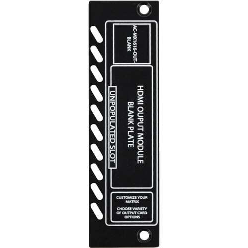 Заглушка (выходной модуль) AV Pro Edge AC-MX1616-OUT-BLANK артикул 248895Si-1