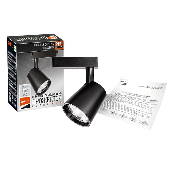 Светильник трековый JazzWay PTR 0330 30Вт BL артикул 281832Si-1 фото 3