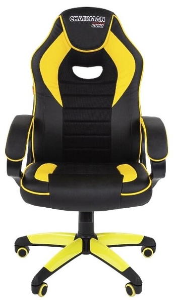 Кресло игровое Chairman game 16 00-07028514 Black/Yellow артикул 269948Si-1 фото 3