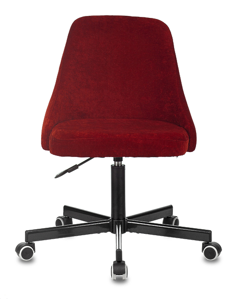 Кресло Бюрократ CH-340M/VELV09 (Office chair CH-340M cherry Velvet 09 cross metal) артикул 263426Si-1 фото 3