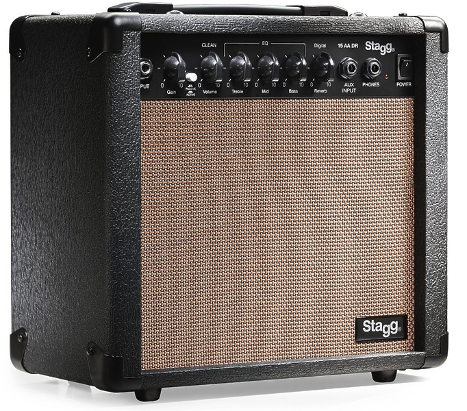 Комбо усилитель Stagg 15 AA DR EU артикул 252745Si-1