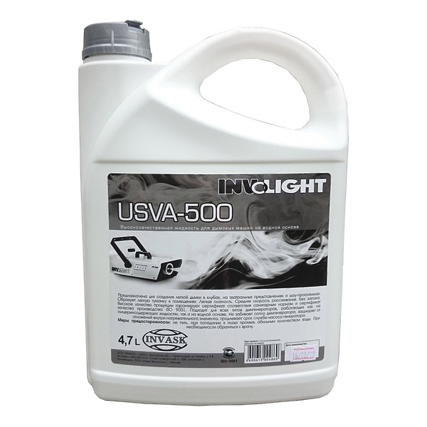 Жидкость для генератора дыма Involight USVA-500 (4,7 л) артикул 181197Si-1