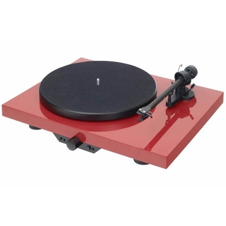 Проигрыватель винила Pro-Ject Juke Box (Ortofon OM5e) piano red артикул 388748FV-1