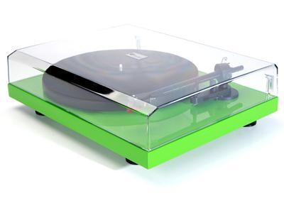 Проигрыватель винила Pro-Ject Debut Carbon Phono USB (DC) green (Ortofon OM10) артикул 389366FV-1 фото 7