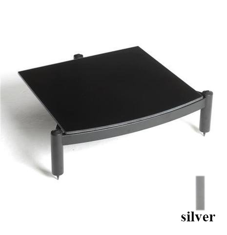 Atacama Equinox RS Single Shelf Module Hi-Fi - 195mm silver/piano black артикул 105203Si-1