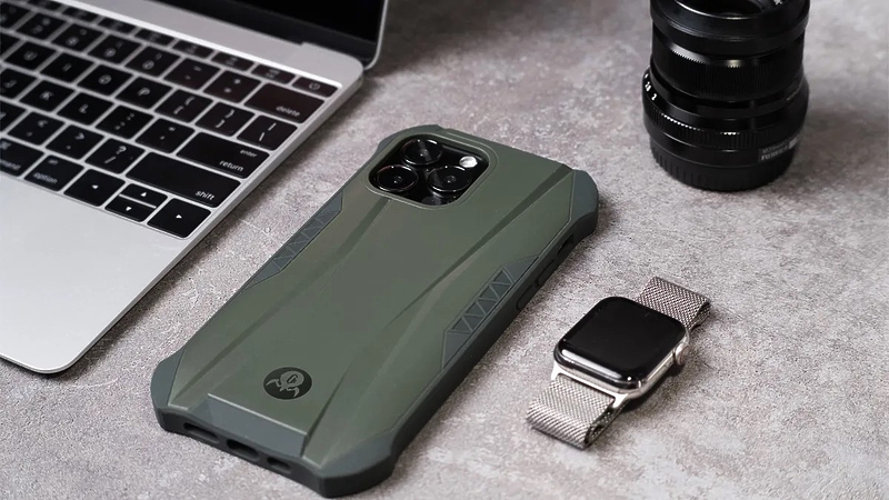 Чехол для iPhone Gravastar Ferra Olive Green for iPhone 13 Pro Max артикул 259696Si-1 фото 11
