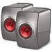Полочная акустика KEF LS 50 Wireless Titanium Grey/Red