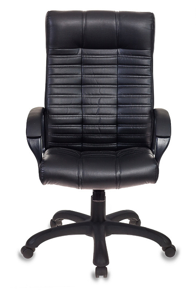 Кресло Бюрократ KB-10/BLACK (Office chair KB-10 black eco.leather cross plastic) артикул 263518Si-1 фото 4