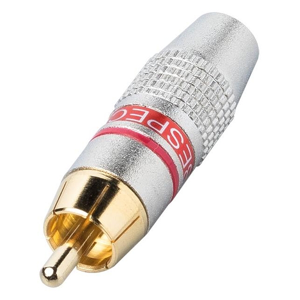 Разъем RCA Bespeco MMRCAR Silver/Red артикул 257390Si-1