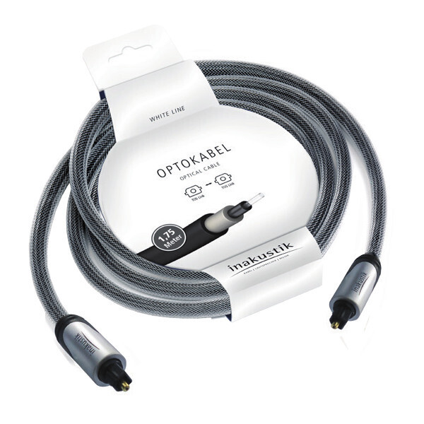 Кабель оптический In-Akustik White Optical Cable Toslink 1.75m #01041318 артикул 165551Si-1