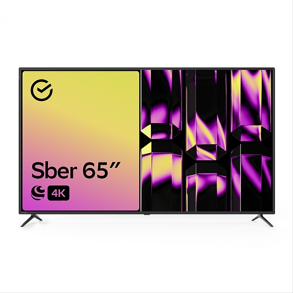 Телевизор LED Sber SDX 65U4014B артикул 296804Si-1