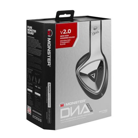Наушники Monster DNA Pro 2.0 Over-Ear headphones White Tuxedo (137022-00) артикул 120230Si-1 фото 3