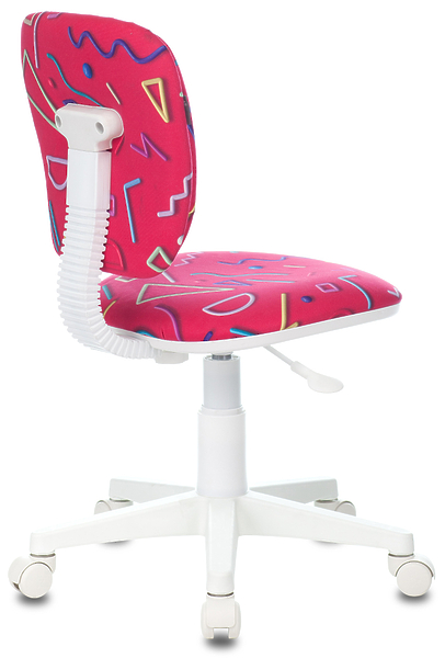 Кресло Бюрократ CH-W204NX/STICK-PK (Children chair CH-W204NX crimson Sticks 05 cross plastic plastik белый) артикул 263261Si-1 фото 5
