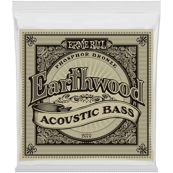 Струны для акустической бас-гитары Ernie Ball 2070 Earthwood Acoustic Bass артикул 291140Si-1