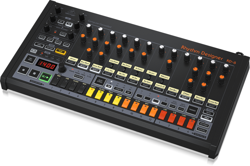 Аналоговая драм-машина Behringer RD-8 MKII артикул 259385Si-1 фото 5