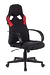 Кресло Zombie RUNNER RED (Game chair RUNNER black/red textile/eco.leather cross plastic)