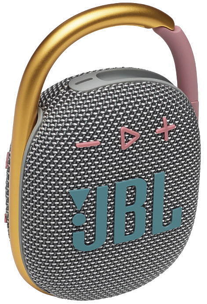 Портативная колонка JBL Clip 4 Grey (JBLCLIP4GRY) артикул 247525Si-1 в интернет-магазине «HiFiRussia»