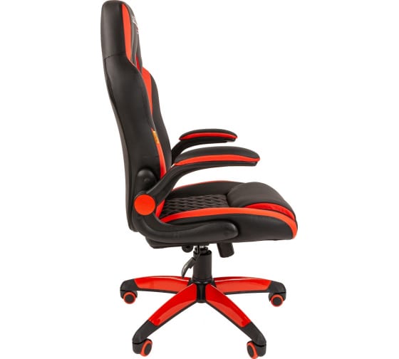Кресло игровое Chairman game 15 00-07069667 Black/Red артикул 269947Si-1 фото 3
