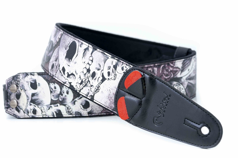 Ремень для гитары RightOn Straps Mojo Death's Touch Unique артикул 331653Si-1