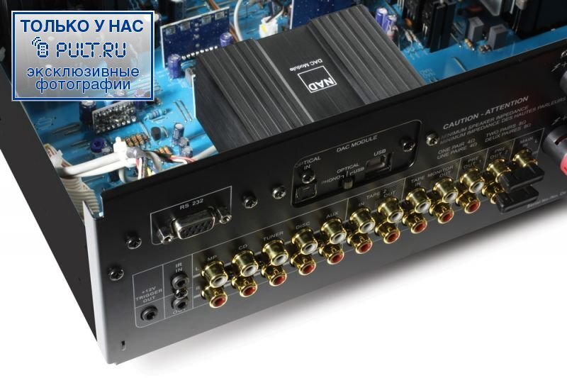 Интегральный усилитель NAD C356BEE DAC black артикул 328032FV-1 фото 4