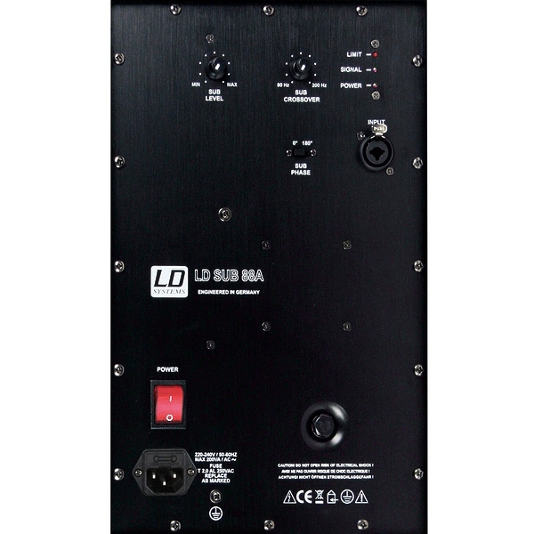 Активный сабвуфер LD Systems SUB 88 A артикул 207959Si-1 фото 6