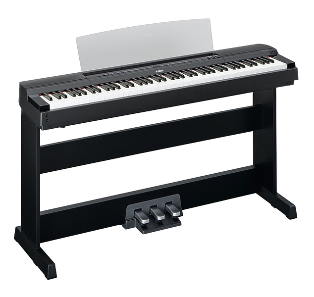 Клавишный инструмент Yamaha P-255B артикул 136546Si-1 фото 3