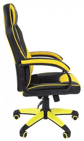 Кресло игровое Chairman game 17 00-07028515 Black/Yellow артикул 269950Si-1 фото 4