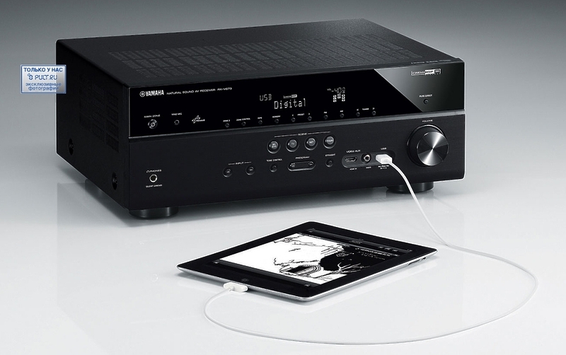 AV Ресивер Yamaha RX-V673 black артикул 391414FV-1 фото 4