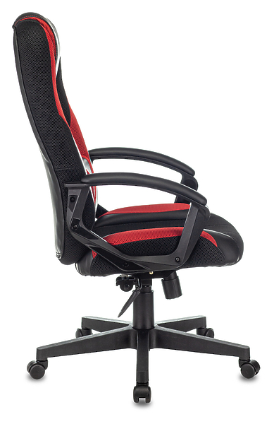 Кресло Zombie 9 RED (Game chair 9 black/red textile/eco.leather cross plastic) артикул 263355Si-1 фото 5