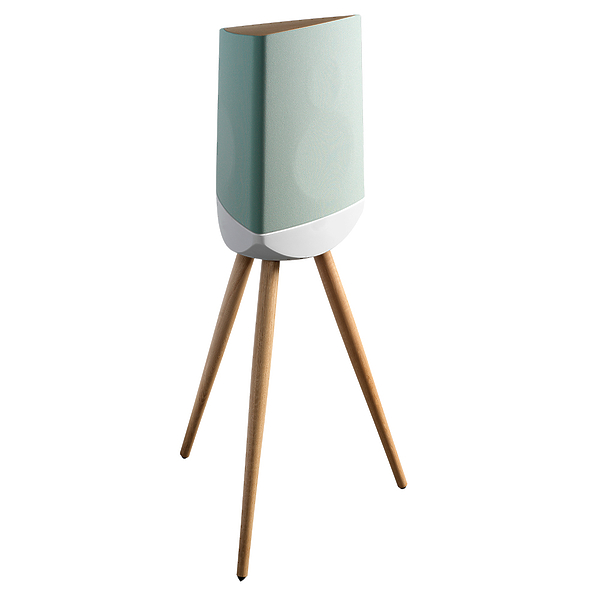 Полочная акустика Lyngdorf Cue-100 dusty green with white base артикул 294216Si-1