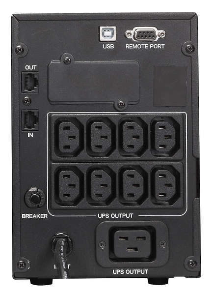 Блок бесперебойного питания Powercom Smart King Pro+ SPT-3000-II LCD Black артикул 268142Si-1 фото 3