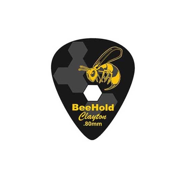 Медиаторы CLAYTON BHS80/36 - 0.80 mm BEE HOLD стандартные 36 шт артикул 290672Si-1