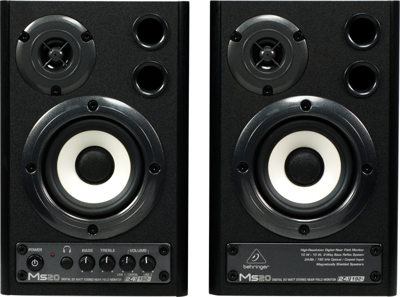 Полочная акустика Behringer MS 20 DIGITAL MONITOR SPEAKERS артикул 123080Si-1