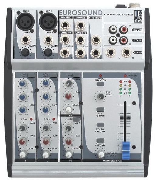 Микшерный пульт Eurosound Compact-602 артикул 300686Si-1