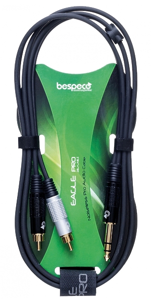 Кабель межблочный Jack-2RCA Bespeco EAYSRM300 3 m артикул 257216Si-1 фото 3