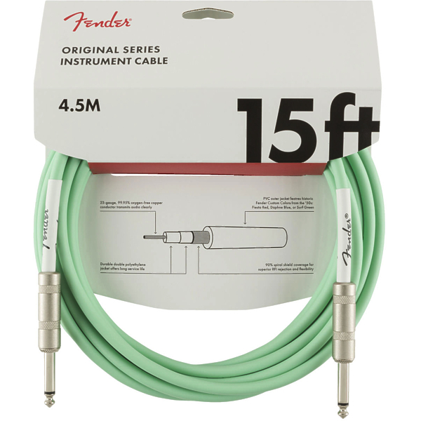 Инструментальный кабель FENDER 15' OR INST CABLE SFG артикул 221984Si-1 в интернет-магазине «HiFiRussia»