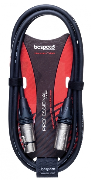 Кабель микрофонный Bespeco NCMB1500 (XLR-XLR) 15 m артикул 257300Si-1 фото 3