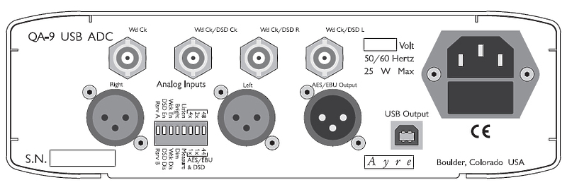 ЦАП Ayre QA-9 USB артикул 112982Si-1 фото 4